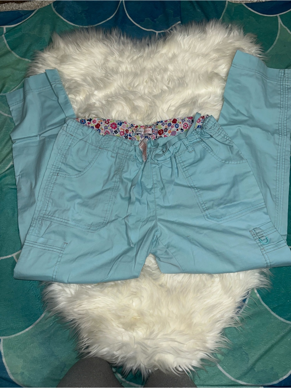 Koi stretch scrub pants large